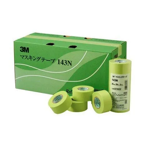 3M 143N 綠色和紙膠帶 18mm*18M