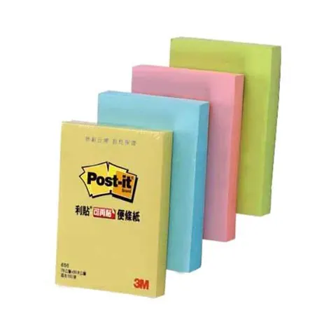 3M Post-it 656 利貼可再貼便條紙  粉藍