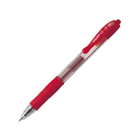 PILOT百樂 BL-G2 自動中性筆 0.5mm  紅