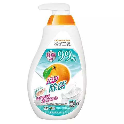 橘子工坊 高效速淨碗盤洗滌液(洗碗精) 650ml