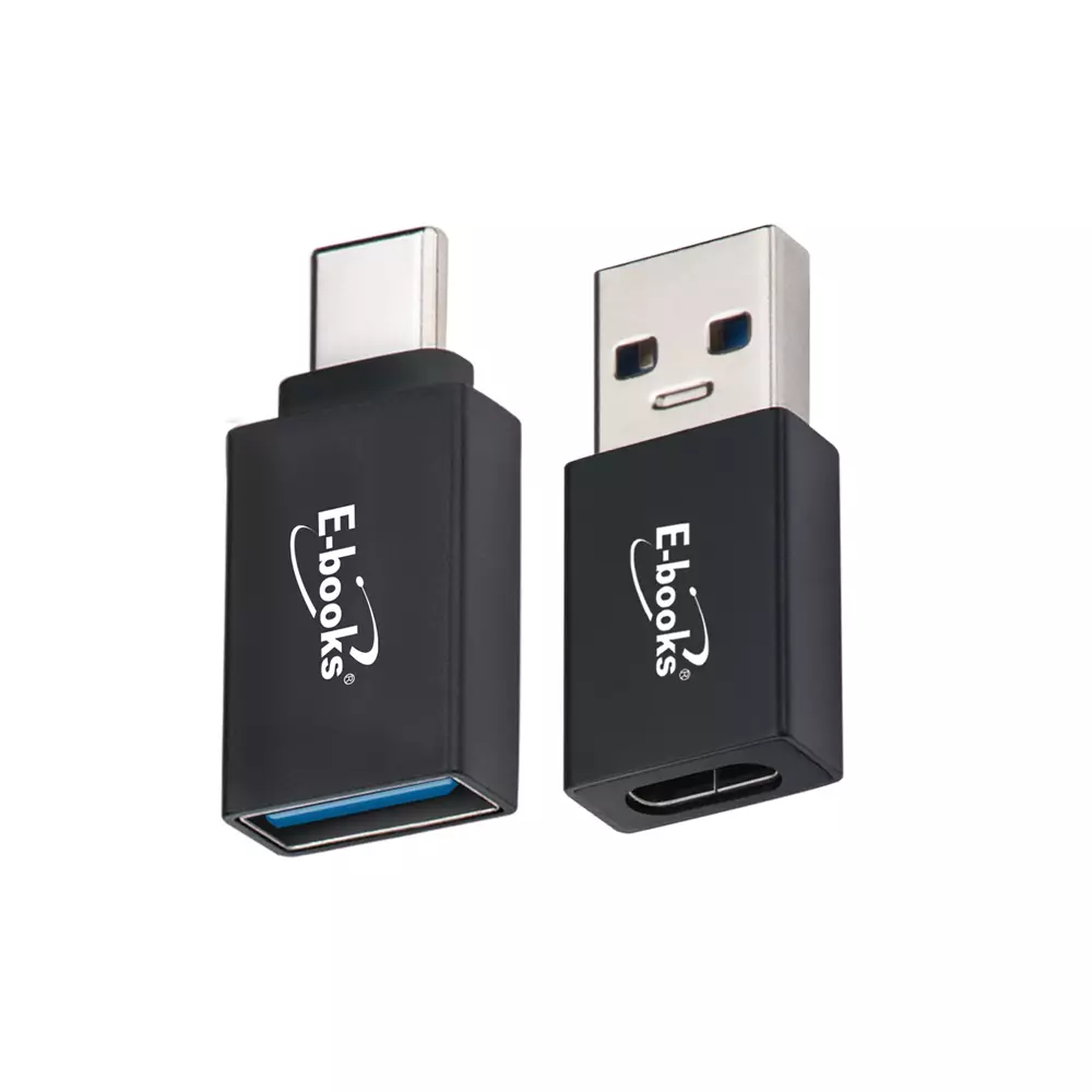 E-books XA27 USB 3.2雙向互轉轉接頭雙入組