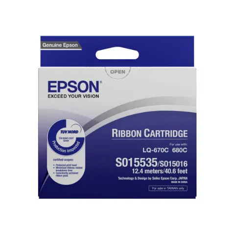 EPSON S015535 S015016 LQ-680原廠色帶