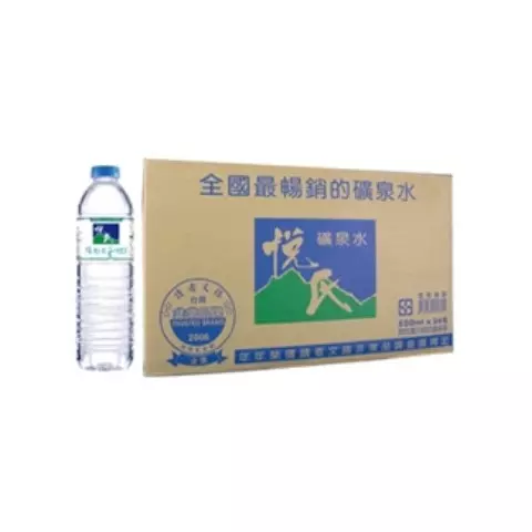 悅氏礦泉水600ml*24瓶/箱