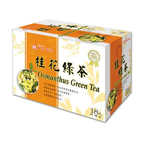 天仁茗茶 3g*18入防潮茶包 桂花綠茶